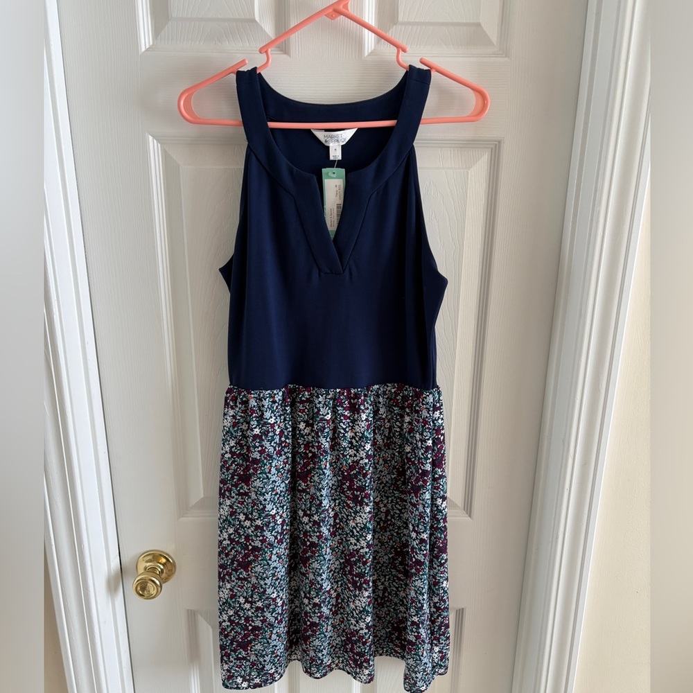 Market & Spruce Navy and Floral Kids Dress